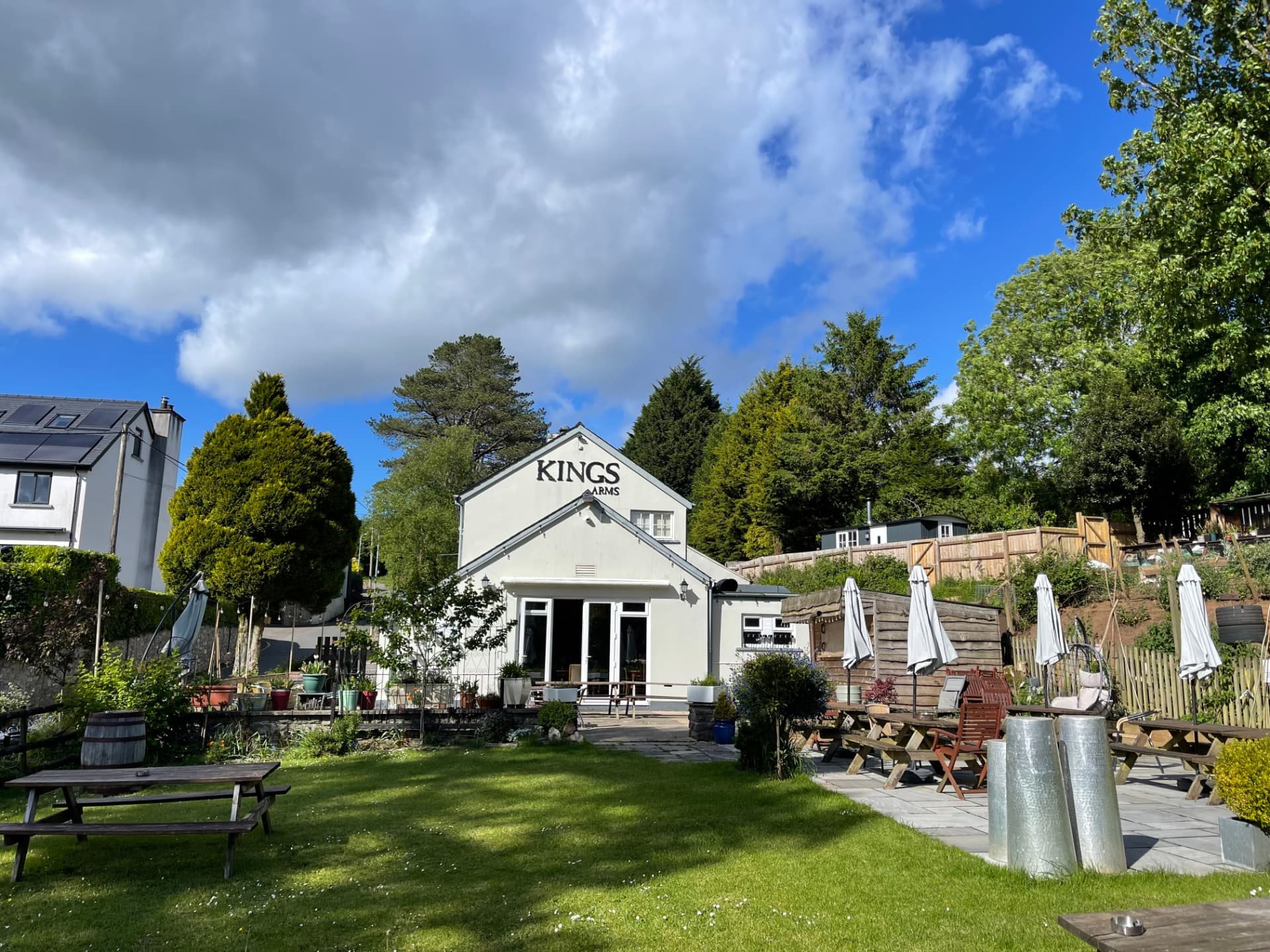 The pub garden